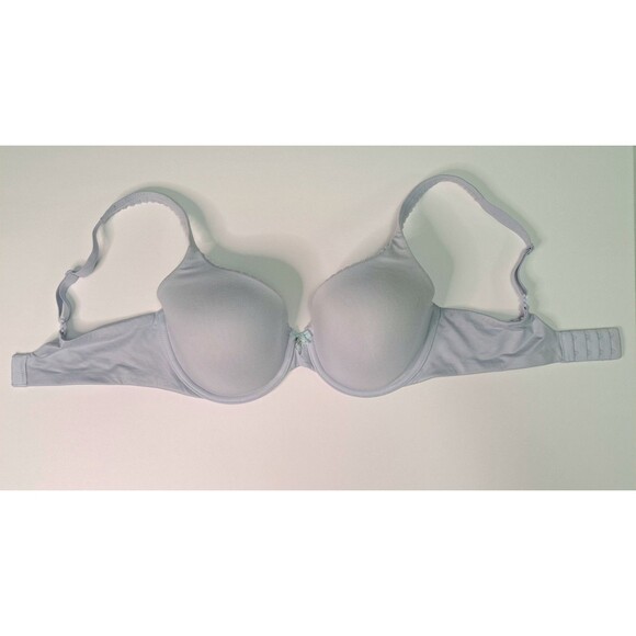 Victoria's Secret Body by Victoria 32DD Lt Blue Lined Perfect Cvg Bra Underwire - Picture 4 of 5